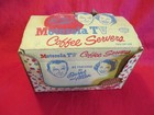 George Burns   Gracie Allen Tv Advertising Motorola Coffee Servers 1950 s Pyrex