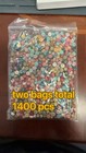 2 Bags1400 Pcs Round Letter Beads  Decyool 4  7mm Colored Acrylic Alphabet Beads 