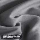  2-pack Baby Fitted Crib Sheets - Soft Breathable Microfiber 28 X 52 X 8in  Grey