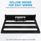 Strich Angled Aluminum Pedal Board 18x12 5  1 98lb Guitar Effect Board W  Bag