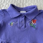 Vintage Ariel Dress Child Size Xs 3t 4t Little Mermaid Disney Store Y2k Purple