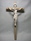 11  Hand Carved Crucifix  Strait Cross  Hand Made In Italy - Made Of Solid Wood