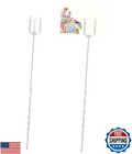 Iconikal 80-count Plastic Floral Card Holder Picks  Clear  9-inch Flower Arra