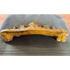 Vintage Ornate Gold Gilt Wall Corbel Shelf Acanthus Leaf Scroll Architectural