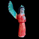 Hand Carved Painted Wood Angel Juan Melchor Ojeda Oaxaca Mexico Folk Art