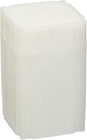  5  Coinsafe Brand Square White Plastic  silver Eagle  Size Coin Storage Tube H