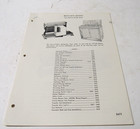 Seeburg Select-o-matic Mechanism Service Manual Type 133s1 For Lpc160 Models
