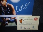 Coco Gauff Signed 8x10 Photo Psc Coa Tennis Phenom French Open Champ