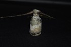 Genuine Ancient Roman Iridescent Glass Bottle Circa 1st - 2nd Century Ad