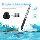 Huion H610pro V2 Graphics Tablet Battery-free Pen Tilt Certified Refurbished