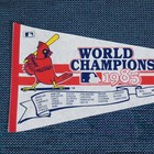 Vintage 1985 St Louis Cardinals World Champions Phantom Mlb Full Size Pennant