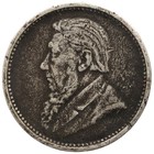 1895 3 Pence South Africa Coin Paul Kruger Silver Zar  mo4397- 