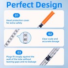 U-100 31g 1ml cc 5 16   8mm  Syringes  Disposable Individual Transparent
