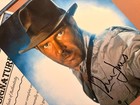 Harrison Ford Signed   indiana Jones 1981    Vintage 8 X 10 Color Photo W  Coa