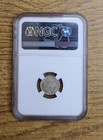 Hong Kong 1866 5 Cents Error Repunched Date Double Die Rev Clashed Obv Ngc Au58