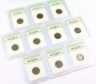 Group Lot Of 10 Slabbed U s  Buffalo Nickels