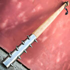 Medieval 30  Mace Wicked Spiked Wood Club Solid Middle Ages Bat Knight Larp Silv