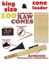 Raw Classic King Size Pre-rolled Cones  100 Pack  raw King Size Cone Loader