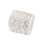 100m roll Silver Color Oval Cross Chains Cable Chains Jewelry Making 3x2x0 6mm