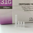 100x Painless Small Needle Beauty Ultrafine Syringes Tip 27g 30g 31g 32g 33g 34g