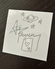 Ace Frehley Of Kiss Autograph  Uv Dtf Decal Sticker  4 Lp Guitar Control Cover