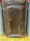 Vintage 1953-1955 Leather Ll Bean Thermos Carry Bag- With Two  2484 Thermoses