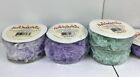 Mixed Lot Of 10 Packs Lace Trim Sewing Craft Various Sizes And Colors