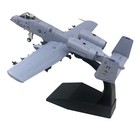 1 100 A-10 Attack Aircraft Thunderbolt Ii Fighter Alloy Plane Model Ornaments F