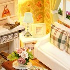 1 12 Minimal Model Dollhouse Miniature Battery Operated Lights Up Table Lamp