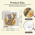 Anuver Raccoon Diamond Painting Kits For 12 Inches By 12 Inches  Multicolor 