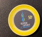 Casino Chip  50 - River Spirit  - California