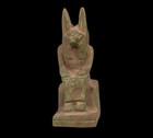 Ancient Egyptian Anubis Statue Rare Jackal-headed God Stone Sculpture