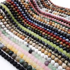 Wholesale Lot Natural Gemstone Round Spacer Loose Beads 4mm 6mm 8mm