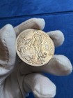 1947 Panama Silver 1 Balboa Km 13 Vasco Nunez De Balboa  7734 Oz Au unc Raw