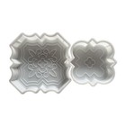 2 Pieces Stepping Brick Molding Form Reusable For Picnic Areas Multipurpose