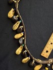 Antique Native American Bandelier  Faux Carved  Elks Teeth  Circ 1870s