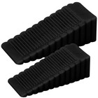 Reusable Shock Absorbent Door Stop     Plastic Wedge Door Stopper 7    3    2cm