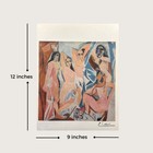 Pablo Picasso Original Signed Print Les Demoiselles D  avignon  1907  Vintage Art