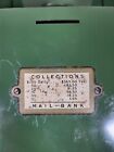 Vintage Green Mailbox Tin Mail Coin Bank Toy