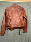 William Rast Mahogany Brown  Leather Studded Jacket