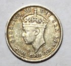 1941-c Newfoundland 10 Cents  925 Silver Dime   