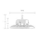 Rab H17xl Round Led High Bay Color   Wattage Adjustable Up To 37 253lm