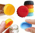 6pcs Reusable Silicone Bottle Caps - Beer   Beverage Sealing Lids - New