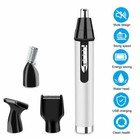 4 In 1 Rechargeable Eyebrow Ear Nose Beard Trimmer Set Hair Clipper Shaver Usb