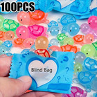 30 50 100pcs Glow-in-the-dark 3d Turtle Blind Bags - Colorful Translucent Diy Cr