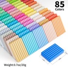 Polymer Clay 85 Colors  Modeling Clay For   Oven Bake Molding Clay Kit diy St   