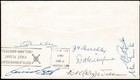 1969 England Australia 50th First Air Mail Signed By 1969 Crew   Original Pilot 