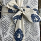 John Robshaw Textiles lia Silver 8 Fabric cloth Dinner Napkins 100  Cotton india