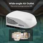 11k-15k Btu Rv Air Conditioner Non-ducted Rooftop Ac Unit Cooling heating 115v