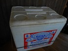 Vintage Budweiser Metal Beer Tailgating Cooler Man Cave Bar Decor Bud 